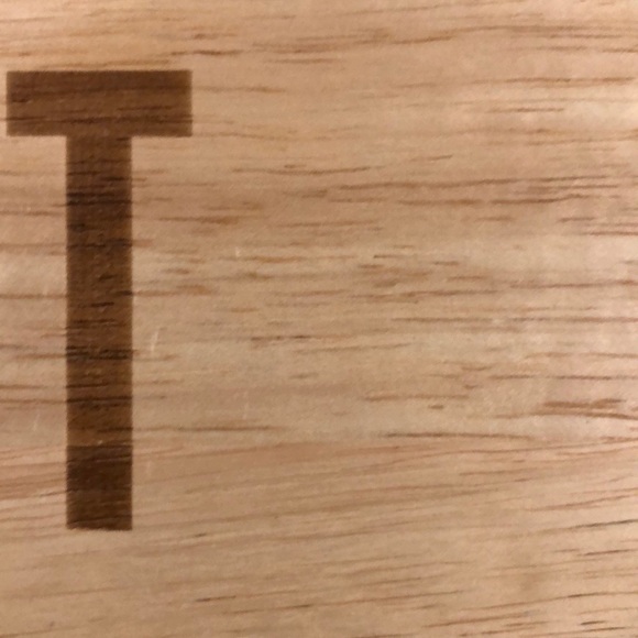 2/$22❤️ INDIGO Monogrammed Cheese board - Picture 10 of 15